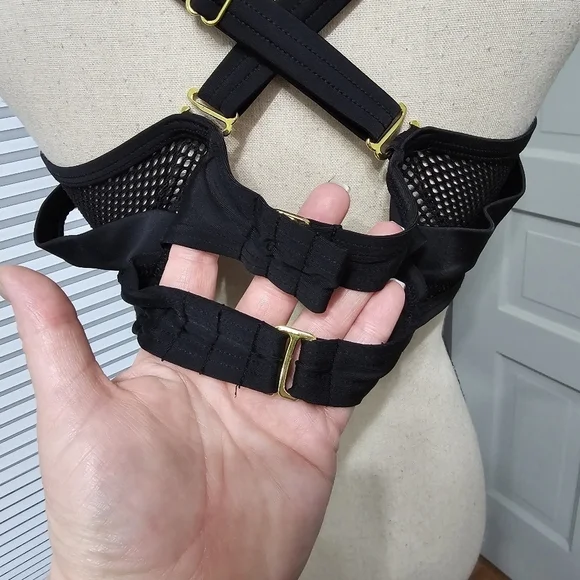 Swimsuits for All Swim Sexy Floral Print Mesh Bikini - Picture 5 of 11